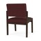 Lesro Lenox Armless Guest Chair, 22.5 in W 26 in L 31.5 in H LW1102 - alternate 3